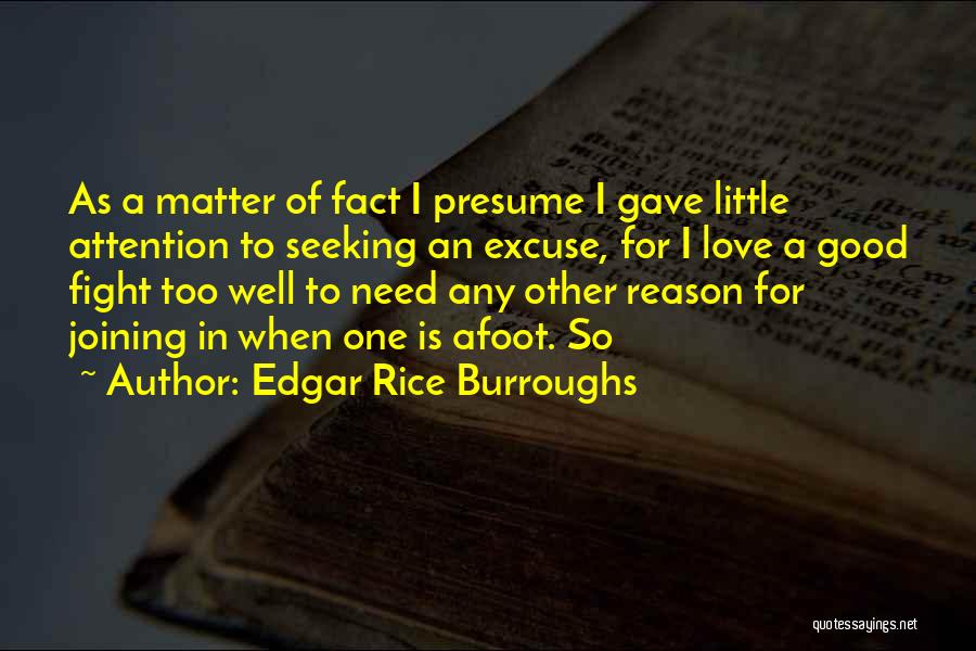 Joining Love Quotes By Edgar Rice Burroughs