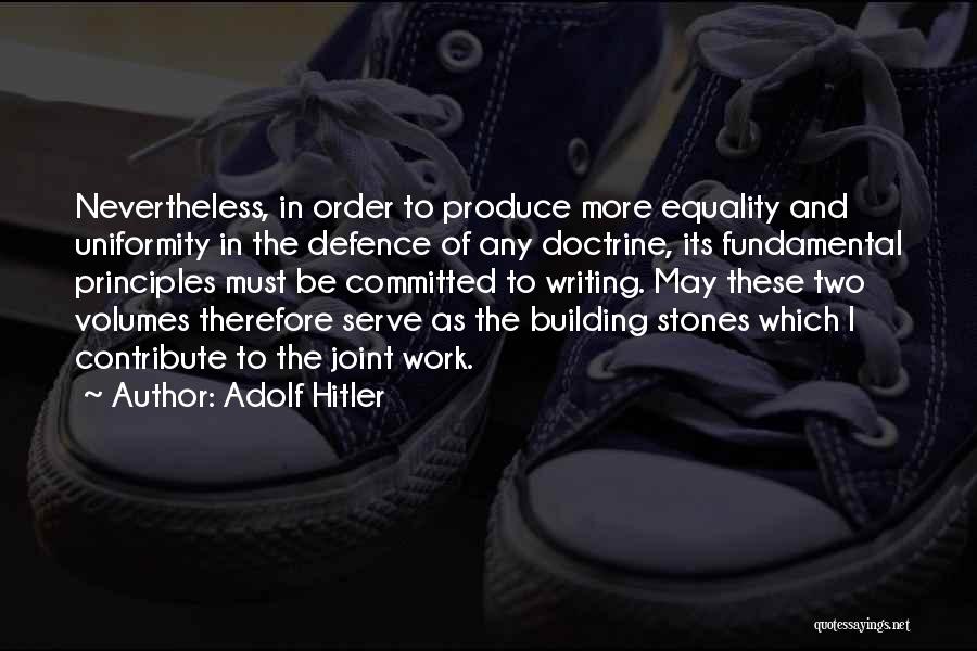 Joint Quotes By Adolf Hitler