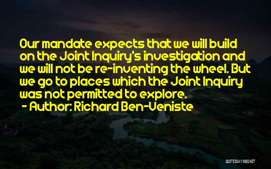 Joint Quotes By Richard Ben-Veniste