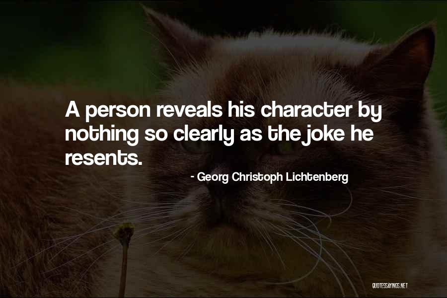 Joke Quotes By Georg Christoph Lichtenberg