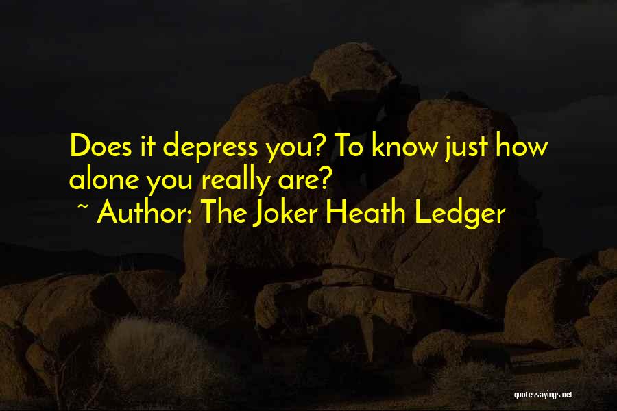 Joker Dark Knight Quotes By The Joker Heath Ledger