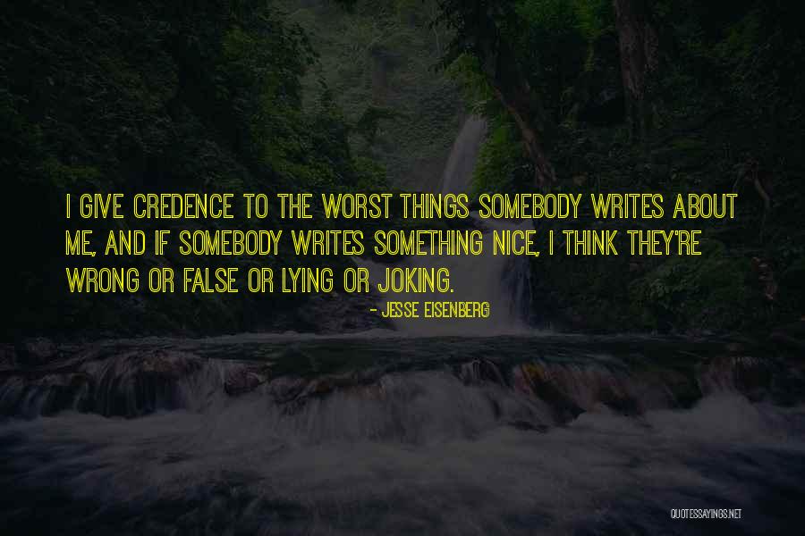Joking Quotes By Jesse Eisenberg Joking Quotes By Jesse Eisenberg