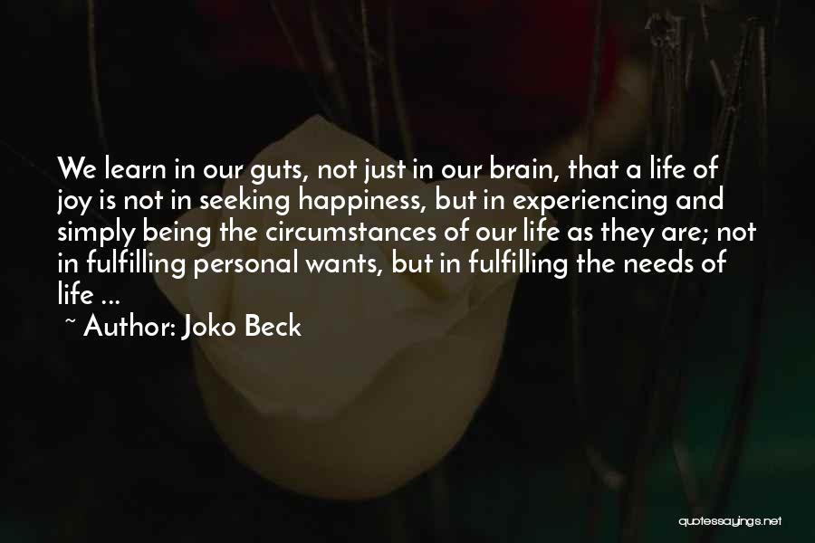 Joko Beck Quotes 101116