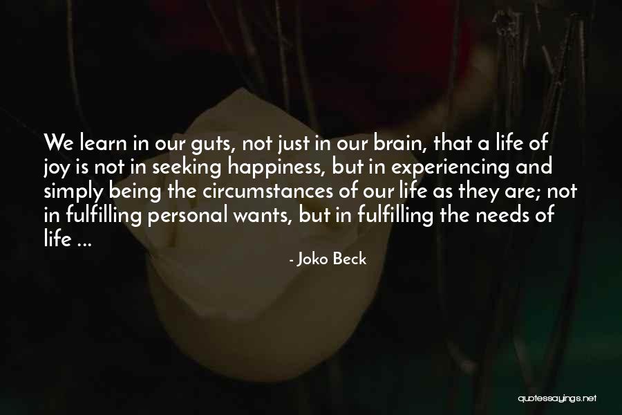 Joko Beck Quotes 101116