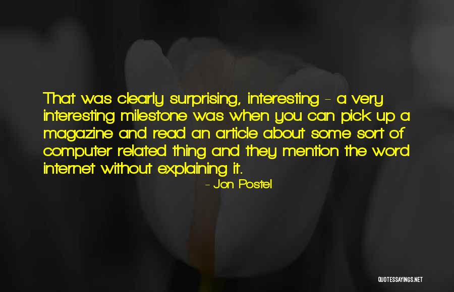 Jon Postel Quotes 170435 Jon Postel Quotes 170435