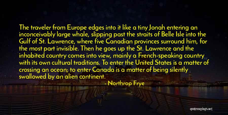 Jonah And The Whale Quotes By Northrop Frye