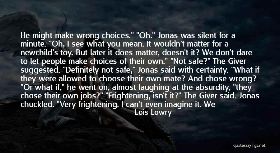 Jonas From The Giver Quotes By Lois Lowry