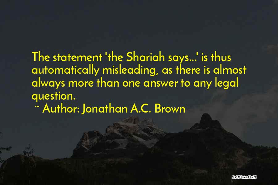 Jonathan A.C. Brown Quotes 546515