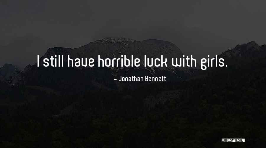 Jonathan Bennett Quotes 1172297