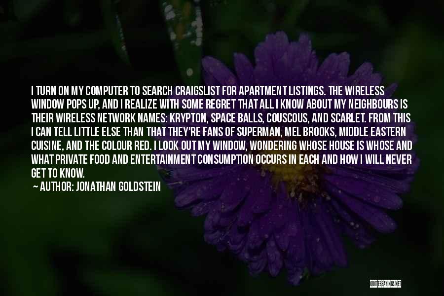 Jonathan Goldstein Quotes 497898