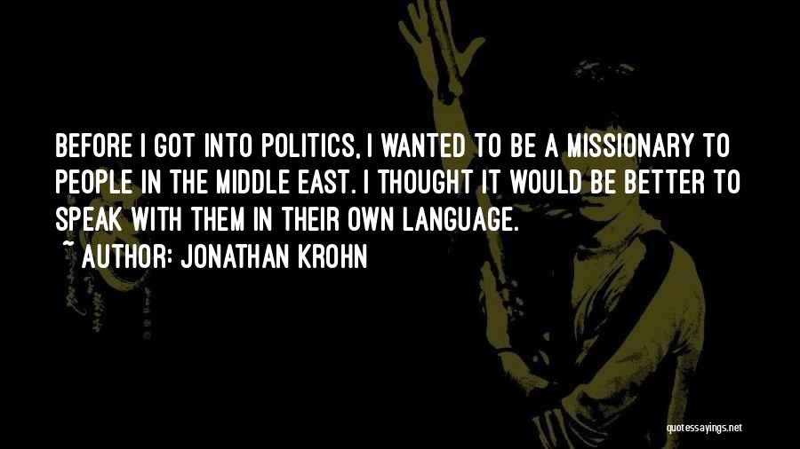 Jonathan Krohn Quotes 252968