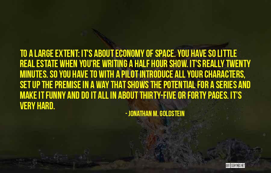 Jonathan M. Goldstein Quotes 1122688