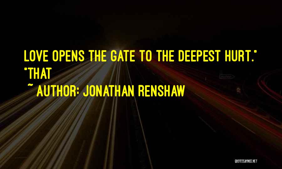 Jonathan Renshaw Quotes 2100536