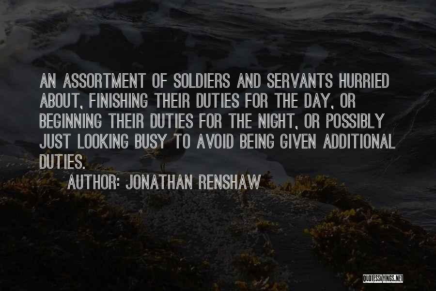 Jonathan Renshaw Quotes 77091