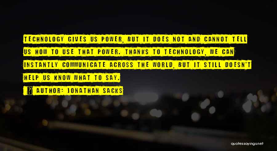 Jonathan Sacks Quotes 215115