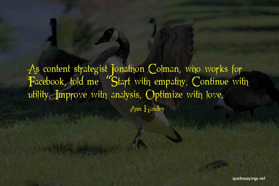 Jonathon Quotes By Ann Handley Jonathon Quotes By Ann Handley