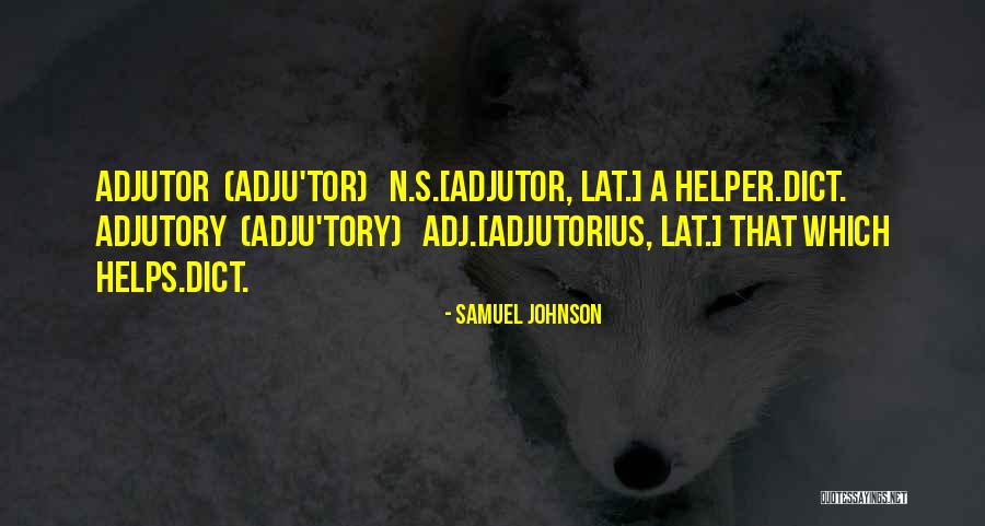 Jonmarc Yoder Quotes By Samuel Johnson