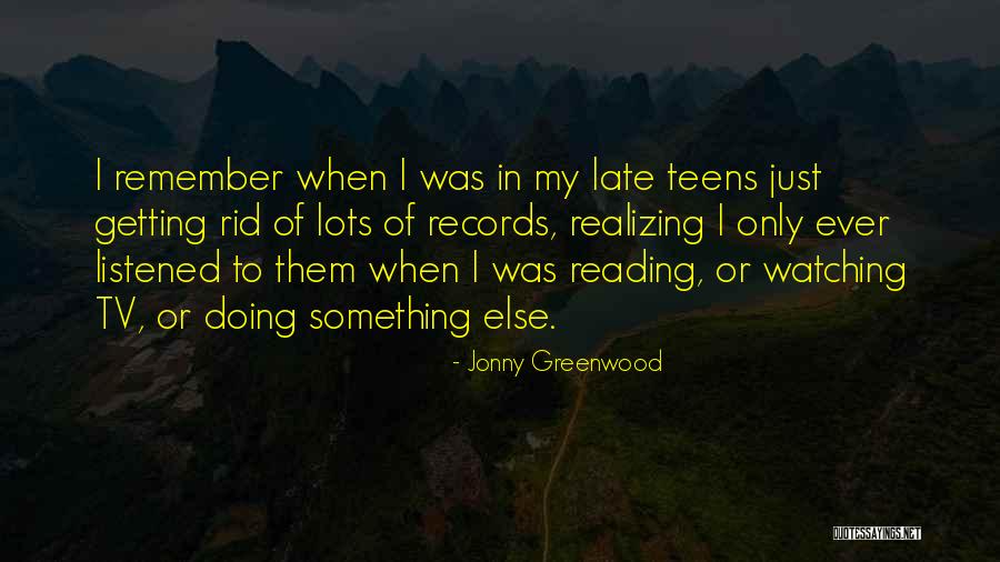 Jonny Greenwood Quotes 196859