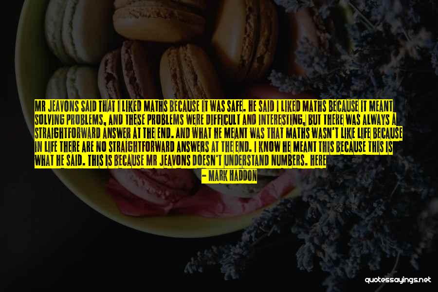 Jontae Portis Quotes By Mark Haddon Jontae Portis Quotes By Mark Haddon