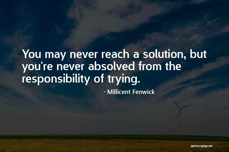 Jonty Fisher Quotes By Millicent Fenwick Jonty Fisher Quotes By Millicent Fenwick