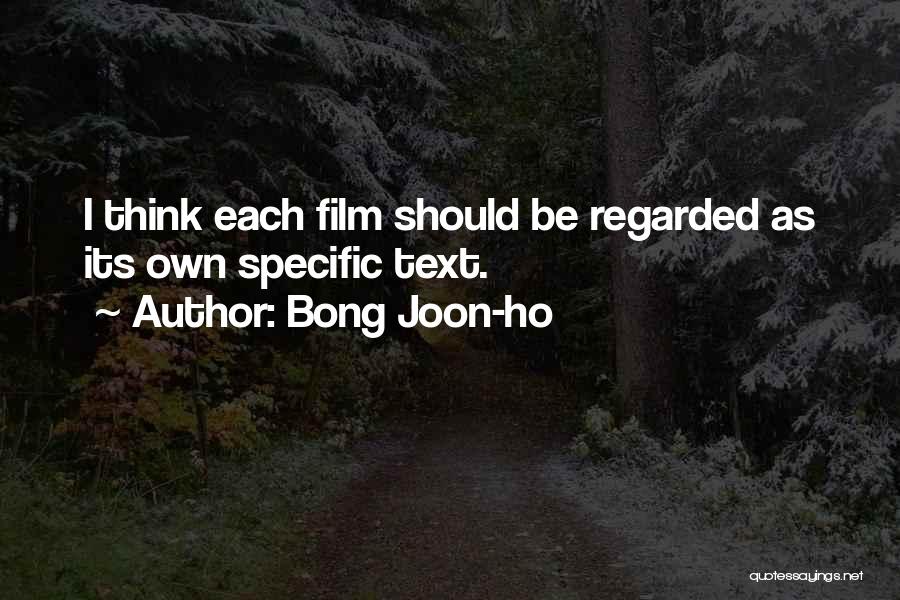 Joon Quotes By Bong Joon-ho