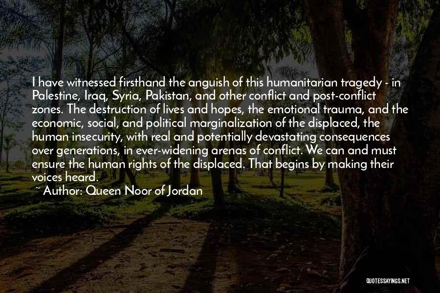 Jordan And Palestine Quotes By Queen Noor Of Jordan