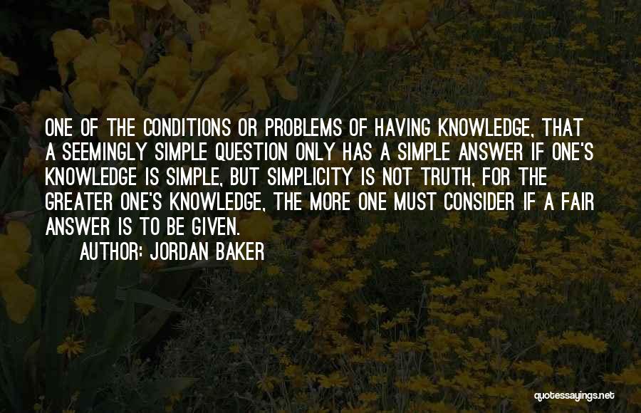 Jordan Baker Famous Quotes & Sayings