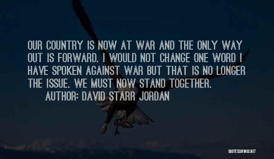 Jordan Country Quotes By David Starr Jordan