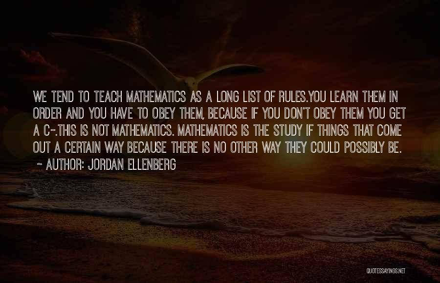 Jordan Ellenberg Quotes 2030406