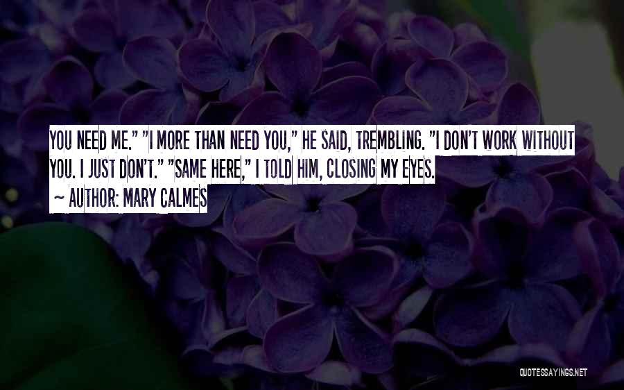 Jory Quotes By Mary Calmes