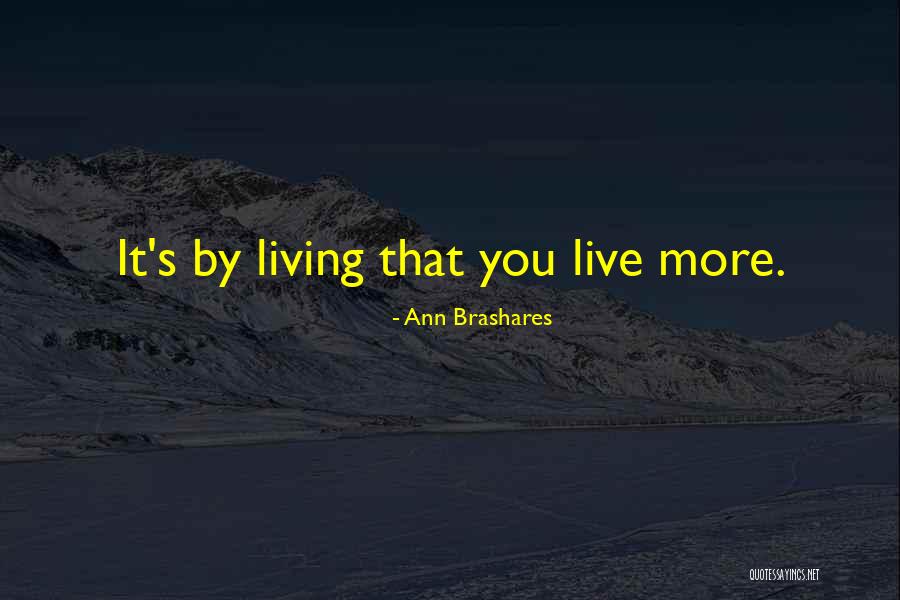Joschi Graf Quotes By Ann Brashares Joschi Graf Quotes By Ann Brashares