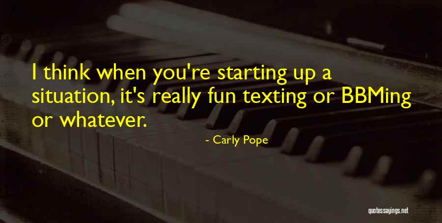 Jose Marie Chan Quotes By Carly Pope