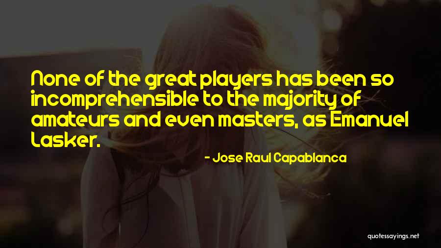 Jose Raul Capablanca Quotes 1773018