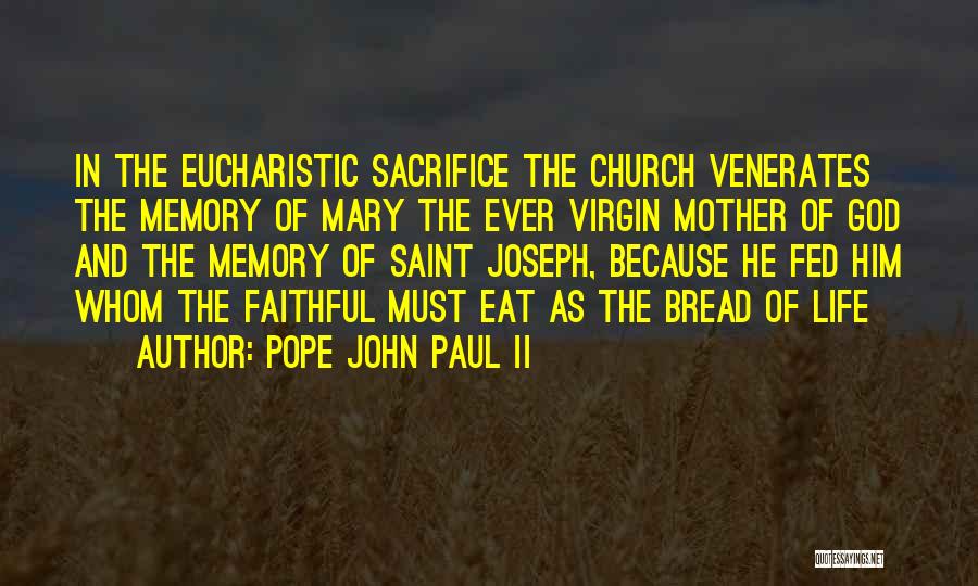 Joseph And Mary Quotes By Pope John Paul II