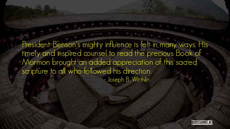 Joseph B. Wirthlin Quotes 1293989