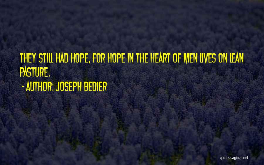 Joseph Bedier Quotes 1275408