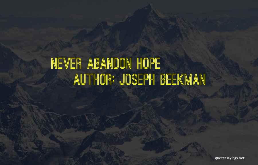 Joseph Beekman Quotes 1918571