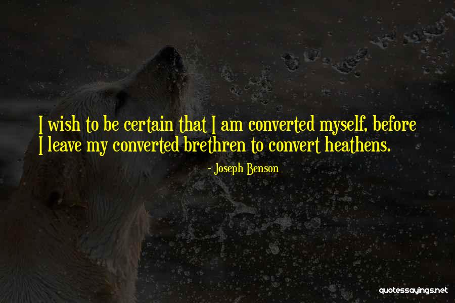 Joseph Benson Quotes 1866072 Joseph Benson Quotes 1866072