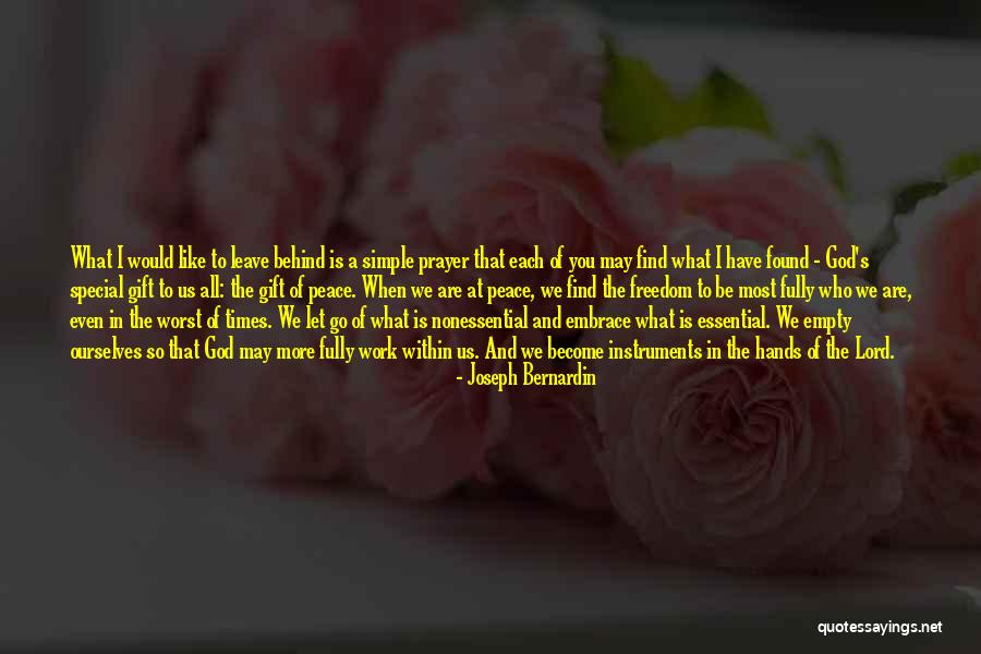 Joseph Bernardin Quotes 941651