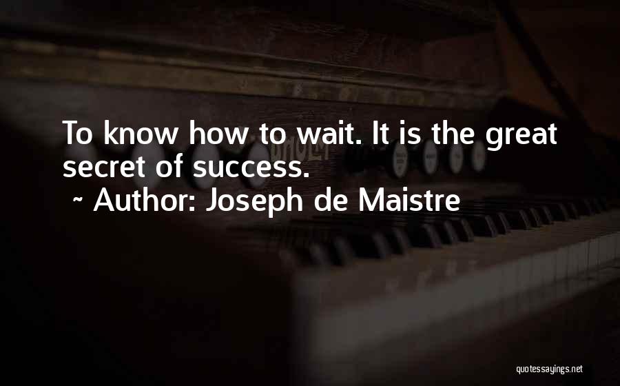 Joseph De Maistre Quotes 281722