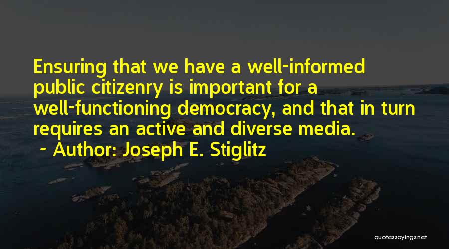 Joseph E. Stiglitz Quotes 628927