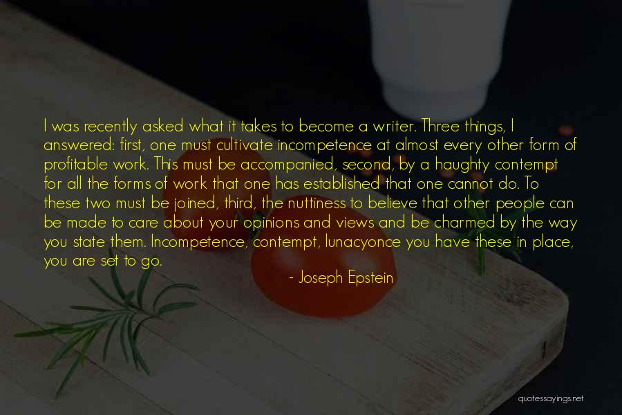 Joseph Epstein Quotes 1257455 Joseph Epstein Quotes 1257455
