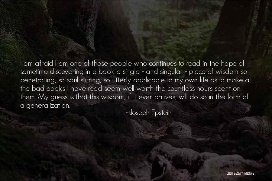 Joseph Epstein Quotes 1736250 Joseph Epstein Quotes 1736250