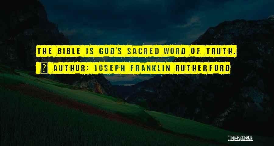 Joseph Franklin Rutherford Quotes 1295304