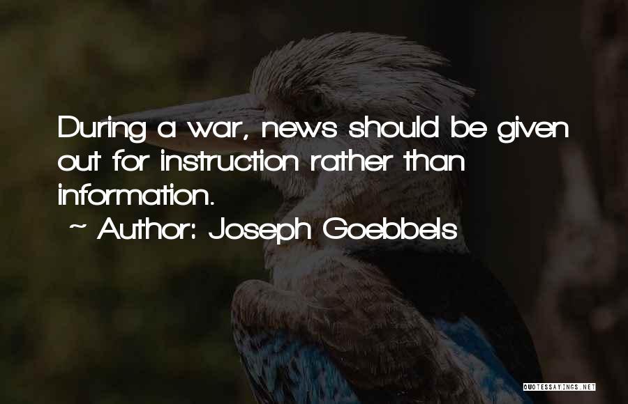 Joseph Goebbels Quotes 471395