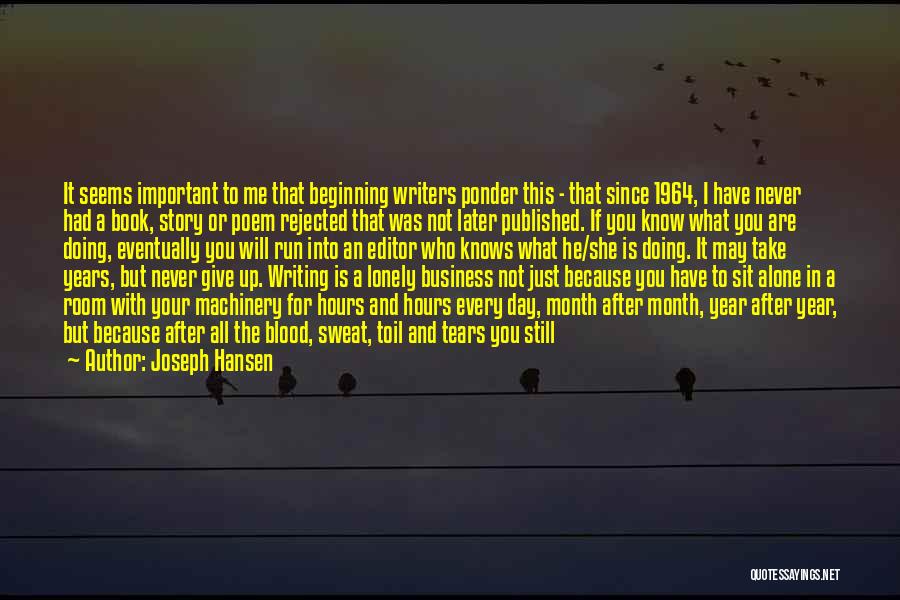 Joseph Hansen Quotes 413067