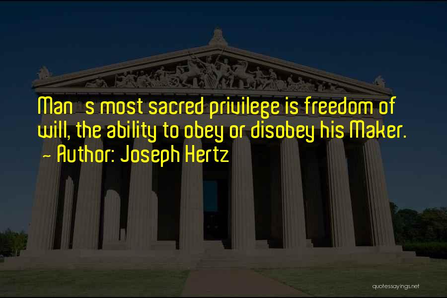 Joseph Hertz Quotes 107881