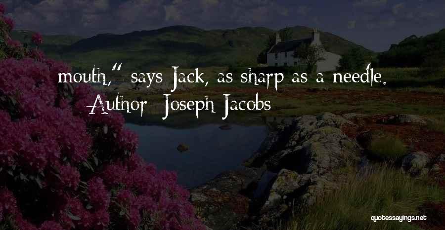 Joseph Jacobs Quotes 135415