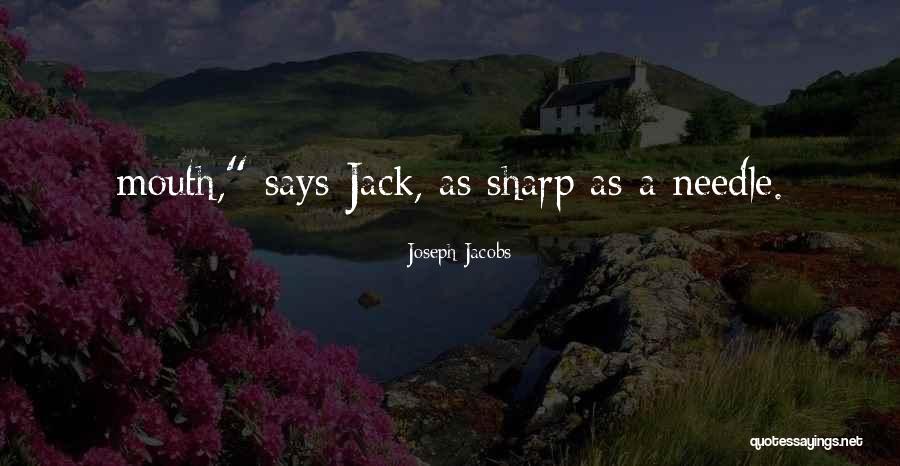 Joseph Jacobs Quotes 135415