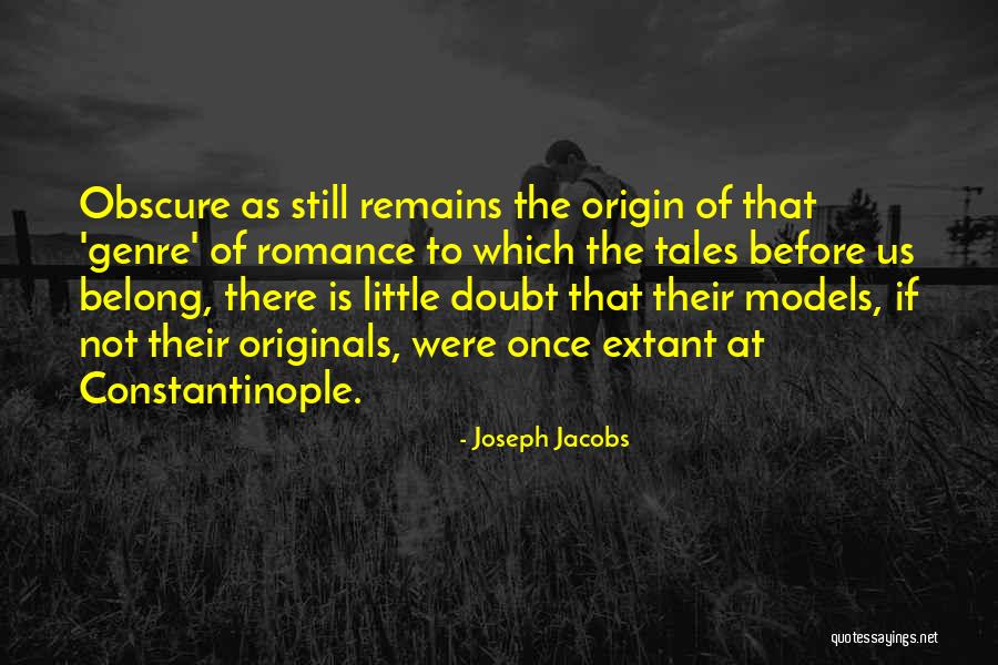 Joseph Jacobs Quotes 2007462